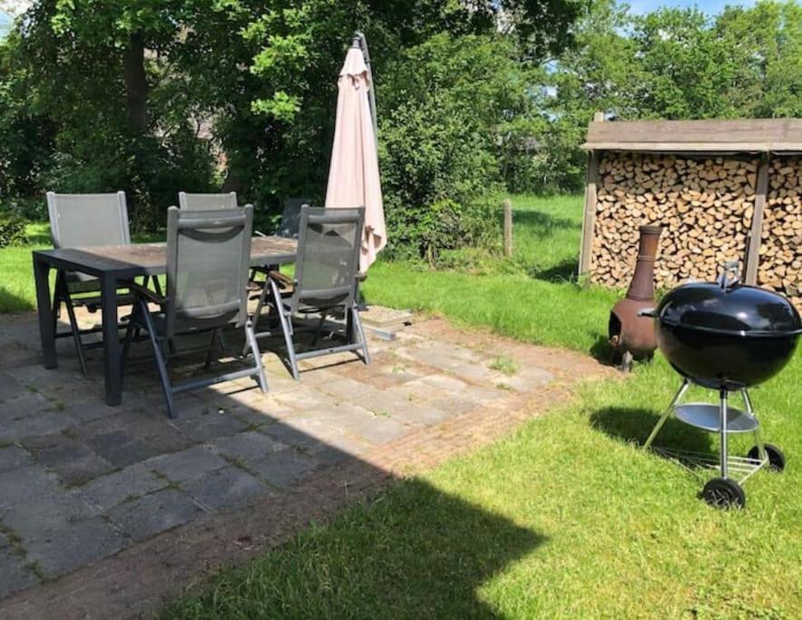 Вилла Statige Boerderijwoning Met Vrij Uitzicht En Tuin Hoogzand Экстерьер фото